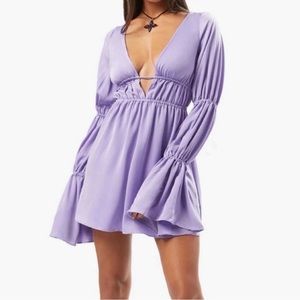 We wore what tie back mini dress